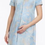 پیراهن مجلسی ژاکارد بارداری (طرح دار)