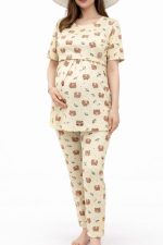 ست راحتی تدی خرسی (تونیک و شلوار بارداری و شیردهی)