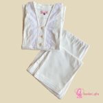 ست راحتی بارداری و شیردهی دانتل‌دار (نخ و پنبه) - Image 7