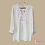 ست راحتی بارداری و شیردهی دانتل‌دار (نخ و پنبه) - Image 6