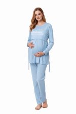 ست بارداری و شیردهی لک‌لک (دو تکه، شلوار دار) - Image 2