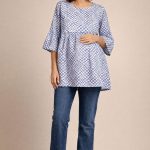 تونیک خامه دوزی بارداری و شیردهی (طرح دار)