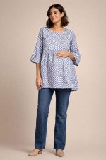 تونیک خامه دوزی بارداری و شیردهی (طرح دار)